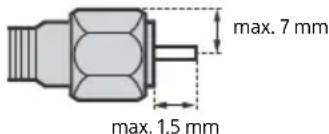 SONY Bravia KD55X7056 - Empfehlung für Stecker des F-Typs* - 1