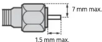 SONY Bravia KD55X7056 - Recommendation of F type plug* - 1