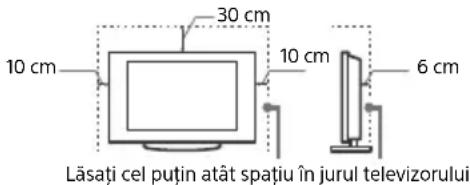 SONY Bravia KD55X7056 - Instalarea pe un suport - 1