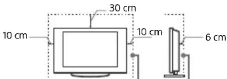 SONY Bravia KD55X7056 - Installering med stativ - 1