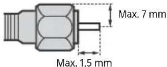 SONY Bravia KD55X7056 - Aanbeveling voor de F-stekker* - 1