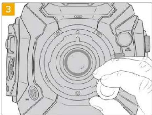 Blackmagic Design URSA Mini Pro 12K - Attaching the B4 Mount - 3