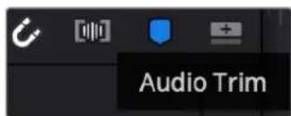 Blackmagic Design URSA Mini Pro 12K - To use Audio Trim view: - 1