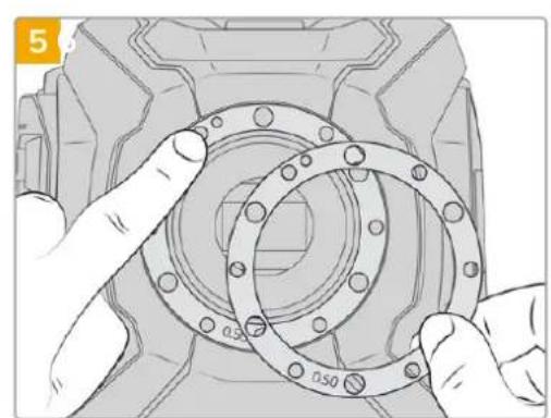 Blackmagic Design URSA Mini Pro 12K - Attaching the B4 Lens Mount - 6