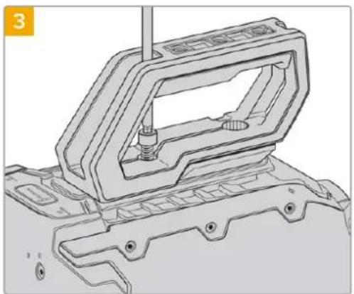 Blackmagic Design URSA Mini Pro 12K - To attach the top handle without URSA Viewfinder - 3