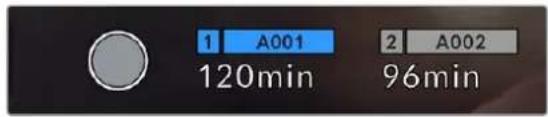 Blackmagic Design URSA Mini Pro 12K - Recording Time Remaining - 1
