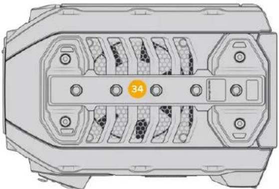 Blackmagic Design URSA Mini Pro 12K - Entrée audio XLR - 1