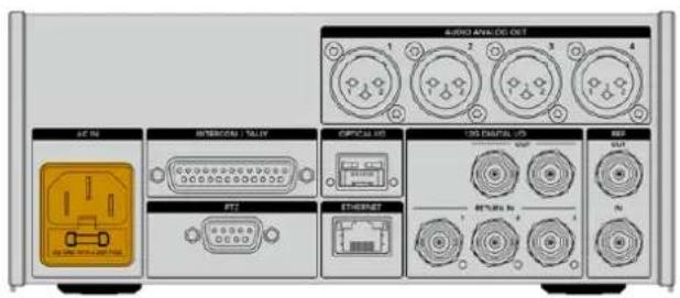 Blackmagic Design URSA Mini Pro 12K - Powering the Studio Fiber Converter - 1