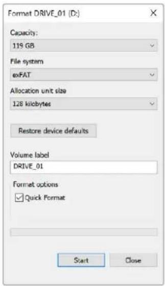 Blackmagic Design URSA Mini Pro 12K - Preparing Media on Windows - 1