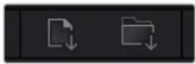 Blackmagic Design URSA Mini Pro 12K - Importer des clips dans la bibliothèque de médias - 1