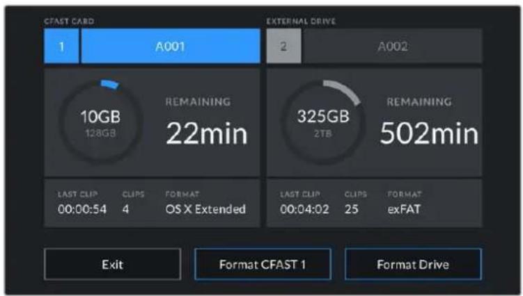 Blackmagic Design URSA Mini Pro 12K - Preparing Media on Blackmagic URSA Mini - 1