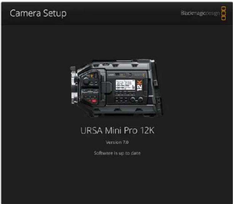 Blackmagic Design URSA Mini Pro 12K - Updating Camera Software - Mac - 1