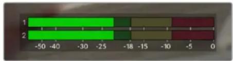Blackmagic Design URSA Mini Pro 12K - Audio Meter - 1