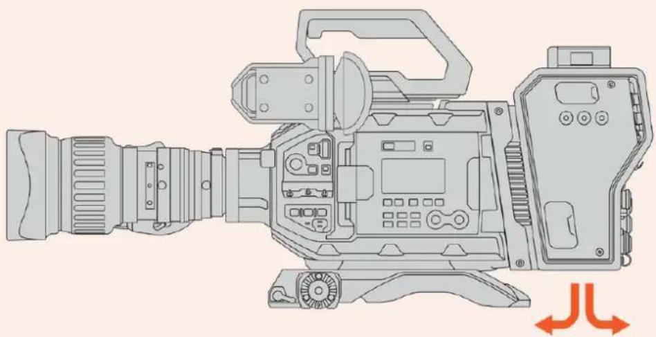 Blackmagic Design URSA Mini Pro 12K - To mount and connect Blackmagic Camera Fiber Converter: - 7
