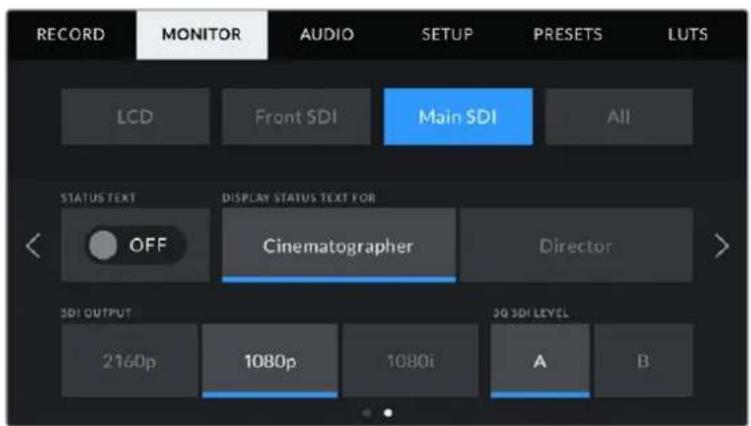 Blackmagic Design URSA Mini Pro 12K - スケリーナの明るさ $GREEN BRIGHTNESS) - 1