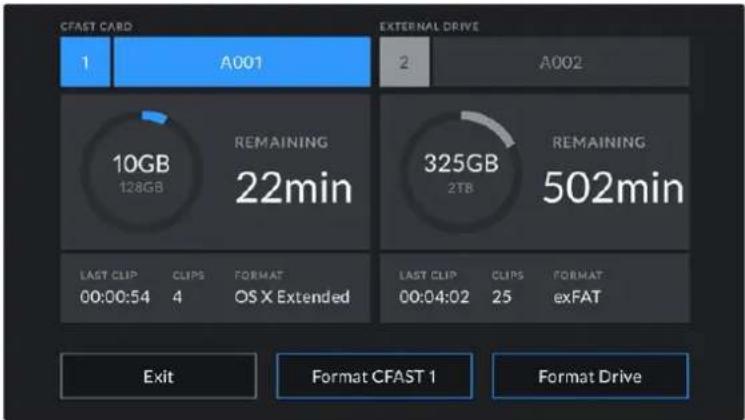 Blackmagic Design URSA Mini Pro 12K - Datenträger mit der Blackmagic URSA MiniVBoreiten - 1