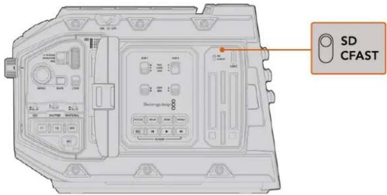 Blackmagic Design URSA Mini Pro 12K - SD力一卜左插入的: - 1