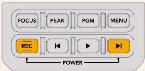 Blackmagic Design URSA Mini Pro 12K - Boutons de contrôle de lecture - 1