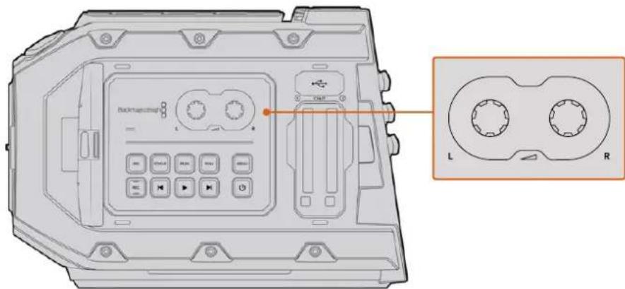 Blackmagic Design URSA Mini Pro 12K - Tonpegelregler - 1