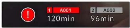 Blackmagic Design URSA Mini Pro 12K - Dropped Frame Indicator - 1