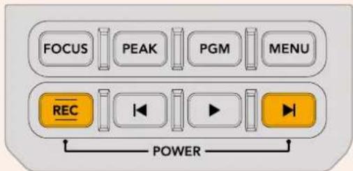 Blackmagic Design URSA Mini Pro 12K - Transporttasten fur die Wiedergabe - 1