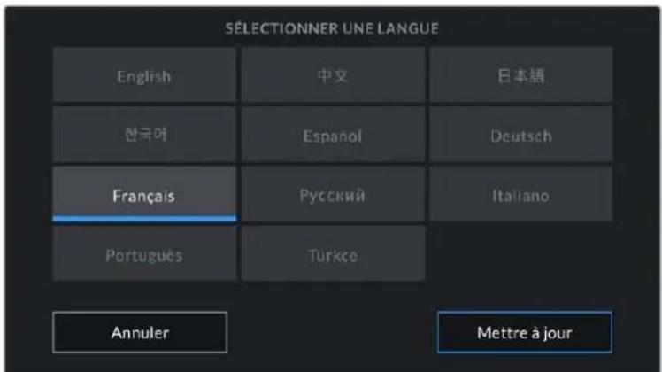 Blackmagic Design URSA Mini Pro 12K - Pour choisir la langue : - 1