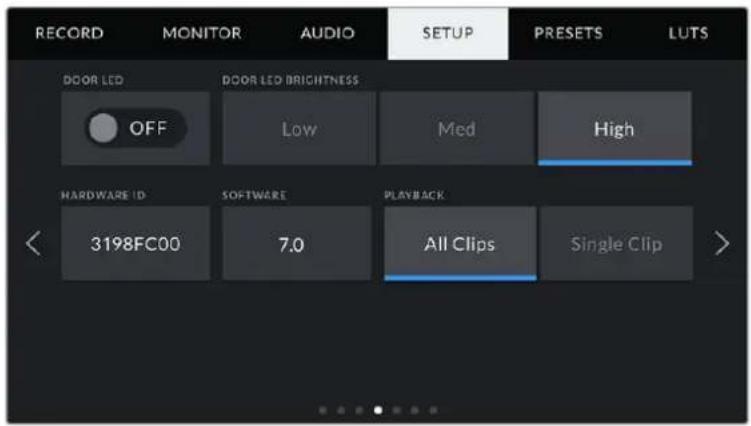 Blackmagic Design URSA Mini Pro 12K - Comportement du bouton de fonction - 1