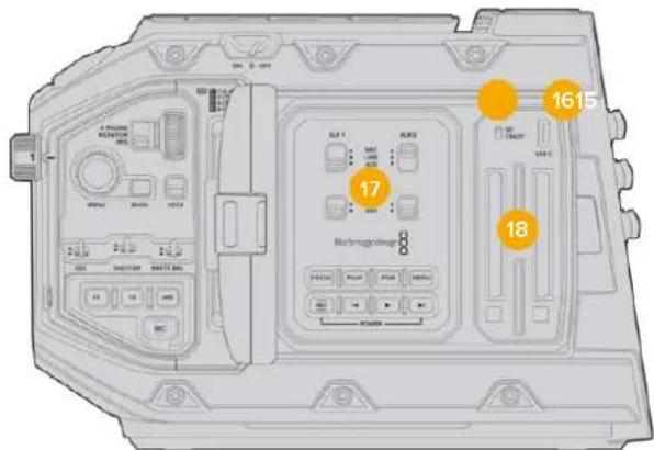 Blackmagic Design URSA Mini Pro 12K - Linksseitiges Bedienfeld - 1