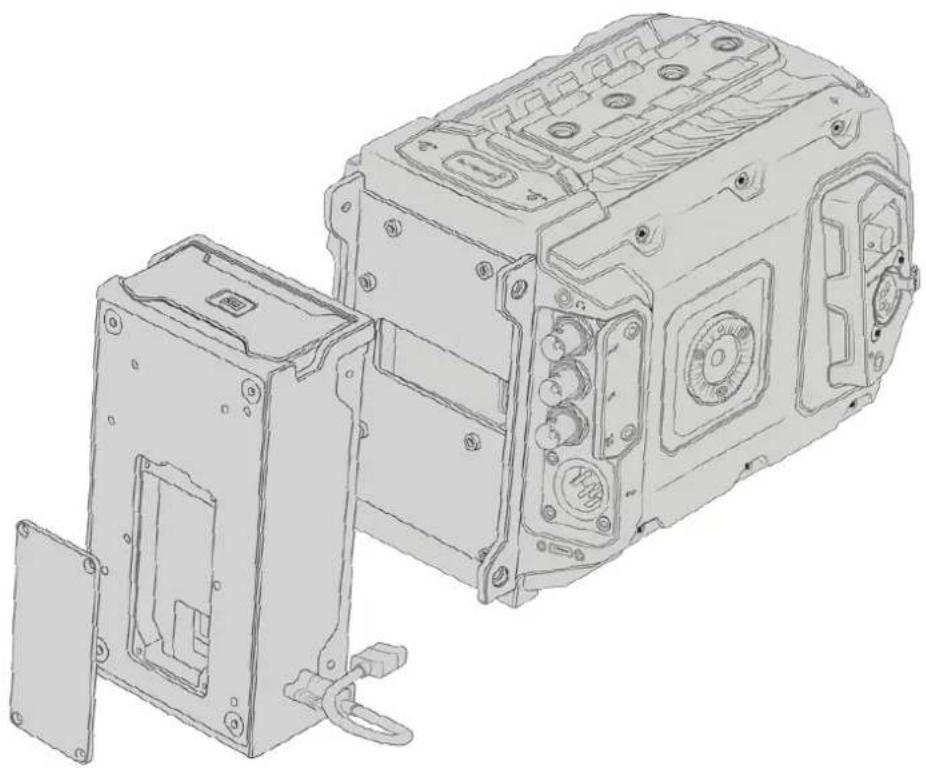 Blackmagic Design URSA Mini Pro 12K - Mounting and connecting URSA Mini Recorder - 1