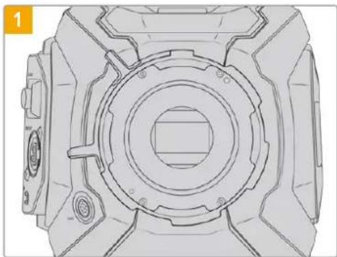 Blackmagic Design URSA Mini Pro 12K - Attaching the B4 Lens Mount - 2