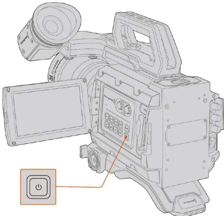 Blackmagic Design URSA Mini Pro 12K - To turn on URSA Mini: - 1