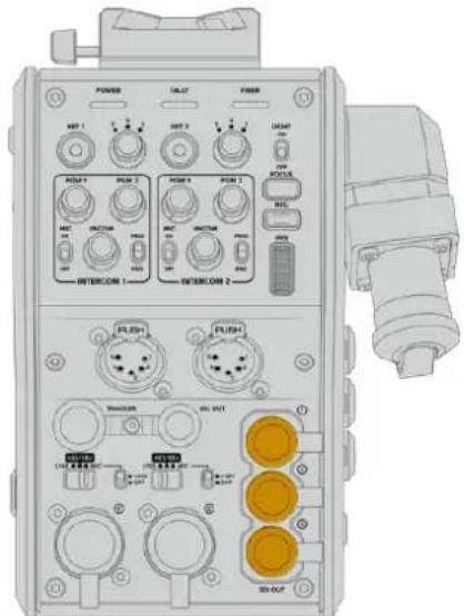 Blackmagic Design URSA Mini Pro 12K - Plugging in Return SDI Outputs - 1
