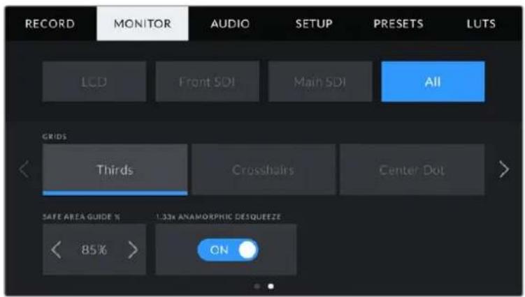 Blackmagic Design URSA Mini Pro 12K - All Monitor Settings 2 - 1