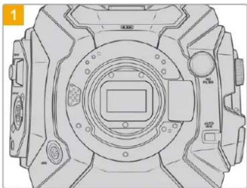 Blackmagic Design URSA Mini Pro 12K - Attaching the B4 Mount - 1