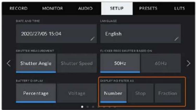 Blackmagic Design URSA Mini Pro 12K - NDFILTERT-表示DISPLAYNDFILTERAS) - 1