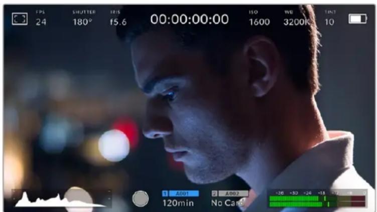 Blackmagic Design URSA Mini Pro 12K - Touchscreen Features - 1