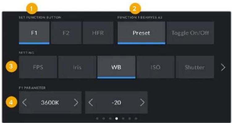 Blackmagic Design URSA Mini Pro 12K - Set Function Button - 4