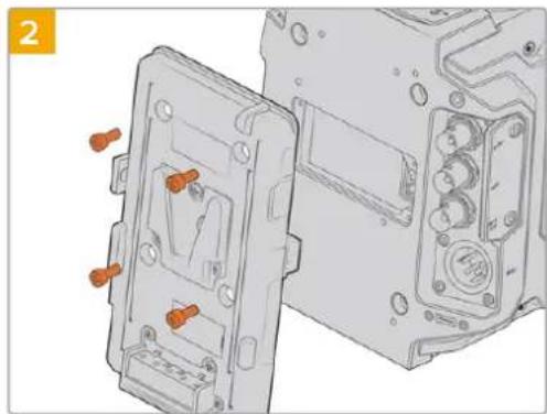 Blackmagic Design URSA Mini Pro 12K - To mount and connect URSA Mini Recorder: - 2