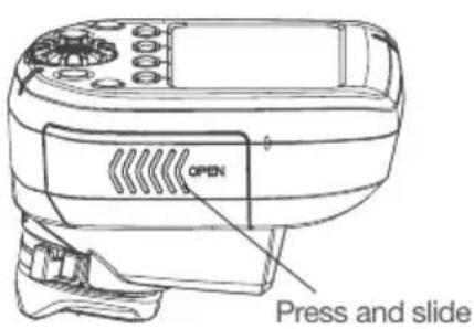 Elinchrom ELSkyport Transmitter Pro - EINSETZEN DER BATTERIEN - 1