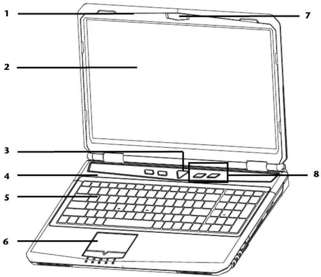 MEDION Erazer X6811 (MD 97747) - Open Notebook - 1