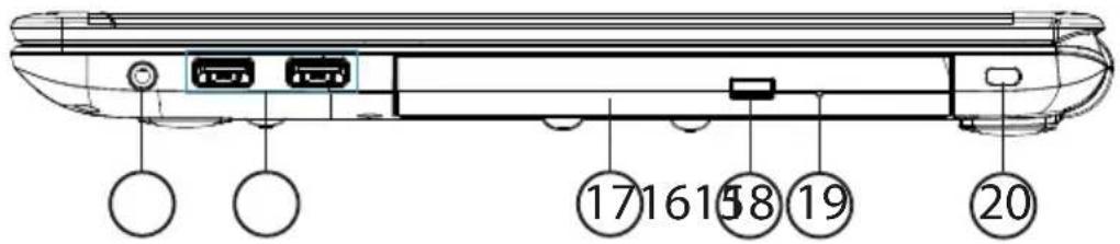 MEDION Akoya E6416 - Côté droit - 1