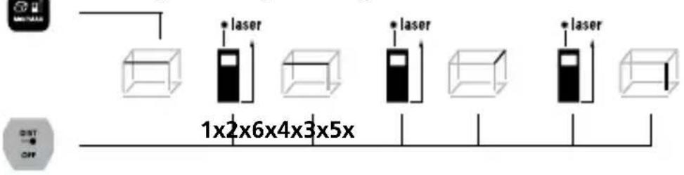 Laserliner LaserRangeMaster i3 - Volummåling: - 1