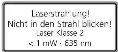 Laserliner LaserRangeMaster i3 - Sicherheitshinweise - 2