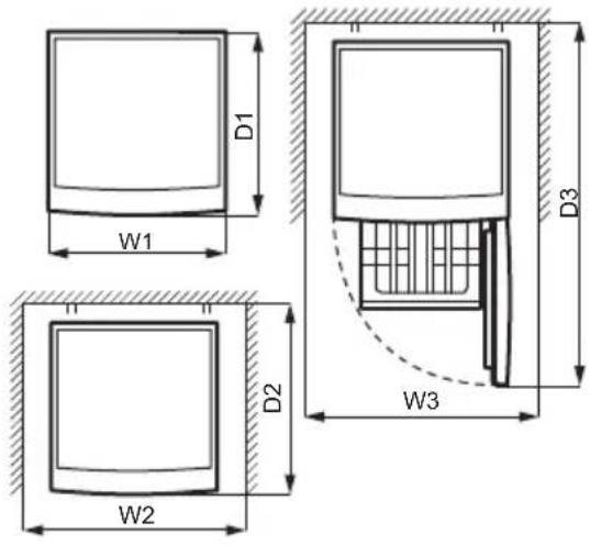ZANUSSI ZYAN8FW0 - DIMENSIONS - 2