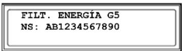 APC G5BLK - Menu de estado - 5
