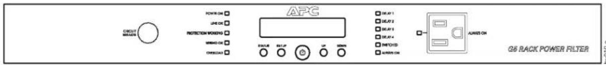 APC G5BLK - Interfaz de pantalla - 1