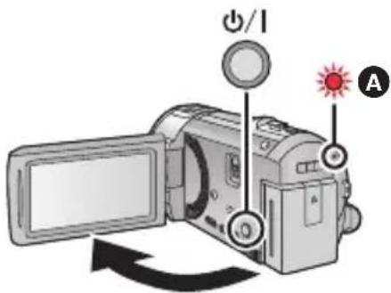 PANASONIC HCV720GK - 开启 / 关闭本机 - 1
