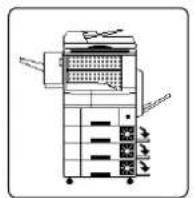 PANASONIC Workio DP8025PK - 取出卡纸(第二和第三/第四纸盒) - 1