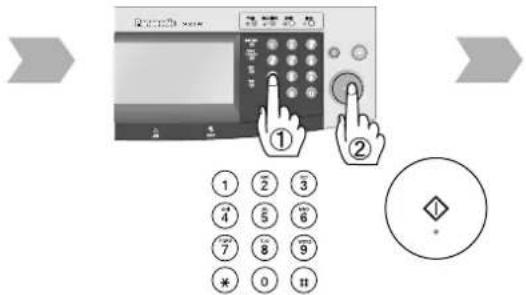 PANASONIC Workio DP8032PK - 呼出存储在内存中的作业 - 7