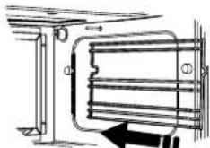 BAUKNECHT ECSK7 CP845 PTCH - ENLEVER ET REPLACER LES SUPPORTS DE GRILLE - 2